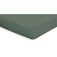 Eleganzzz Hoeslaken Topper Katoen Perkal - Grenat Green - Hoeslaken 90x200 - Topper Hoeslakens - Eenpersoons