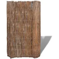 vidaXL - Tuinscherm - 300x100 - cm - wilgenhout