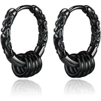 LGT JWLS Oorringen mannen - Rings Gunmetal