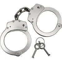 Rimba Politie Handboeien Extra Zwaar Verstelbaar Zilver Vernikkeld Staal