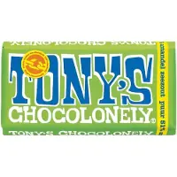 Tony's Chocolonely chocoladereep Puur Amandel Zeezout - 3 x 180 gram