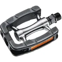 Marwi SP-823 pedalen, aluminium behuizing met antislip - Grijs