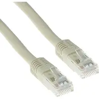 ACT IB6402 U/UTP CAT5E Patchkabel Ivoor - 2 meter