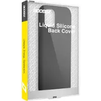 Accezz Liquid Silicone Backcover voor de Apple iPhone 14 Plus - Zwart