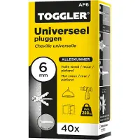 Toggler Plug Alligator AF6 6x30mm - 40 stuks