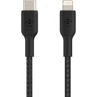 Belkin Usb-c Naar Lightning Oplaadkabel Gevlochten 2 M Met Snelladen - Zwart
