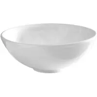 Van Marcke GO Artemis opbouwkom rond 40x14 cm porselein wit voor verhoogde lavabo of muurkraan 20002311