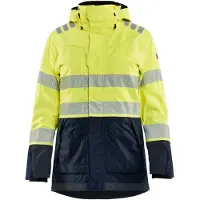 Blakläder 4449-1532 Multinorm Dames Shelljack High Vis Geel/Marineblauw maat M dames