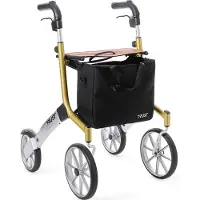 TRUST CARE Let's Go Out rollator - Beige/zilver -