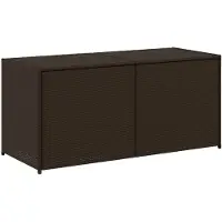 DKD Home Decor Tuinkist bruin, 283 liter, polyrotan