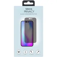Selencia Gehard Glas Privacy Screenprotector voor de Apple iPhone 14 Pro