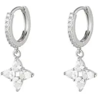 Yehwang To the moon and back - Sparkle Collection - Oorbellen - Stars Silver