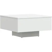 vidaXL Salontafel 60x60x31,5 cm bewerkt hout wit