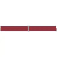 vidaXL Windscherm uittrekbaar 117x1200 cm rood