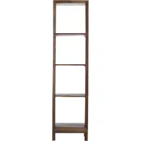 Light & Living Sondrio wandkast open - hout mat donkerbruin