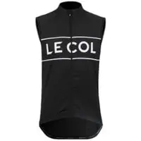 Le Col Sport Logo Sleeveless Jacket Black || Maat: S