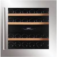 Dunavox DAVS-25.63DSS wijnkoelkast inbouwkoelkast, nis hoogte 60 cm, zuinig energieklasse G