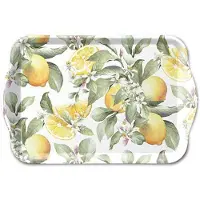 Ambiente Tray Melamine Limoni 13x21cm Geel geel Ambiente