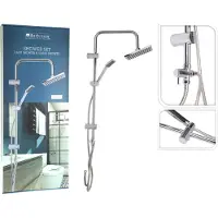 Excellent houseware Doucheset | (Stortdouche, Met handdouche, Chroom)