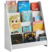 SoBuy Kinderboekenkast Wit 80x88x30cm