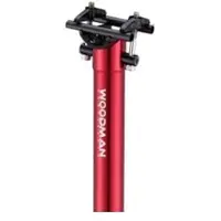 Woodman Zadelpen GT2 Aluminium - Rood
