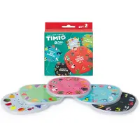 Timio Disk Set # 2: 5 Audio-Discs voor de Player | Leer Getallen, 96 Kinderliedjes Vol. 2, Zeedieren, Vormen, Fruit | Alles in 8 Talen | Leerspeelgoed van 2 - 6 Jaar