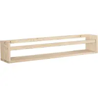 Astigarraga Wandplank - wandrek - 80cm - PEFC dennenhout - beige
