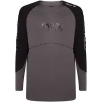 Oakley Maven Scrub Long Sleeve Jersey Zwart/Grijs || Maat: XL
