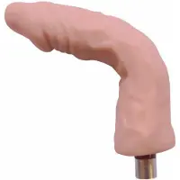 Auxfun Dildo Buigbaar 3XLR voor Auxfun Basic Seksmachine Beige 18 cm
