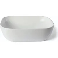 Luca Waskom Sanitair Ceramics Rechthoekig 45,5x45,5x13,5 Keramiek Mat Wit