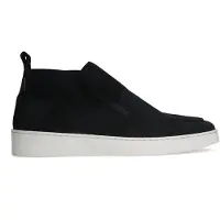 Manfield Zwarte suède boots | Maat 45
