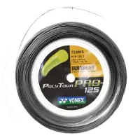 Yonex Polytour Pro 200 M Tennis Reel String Zwart,Grijs 1.25 mm