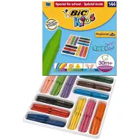 Plastidecor - Kids Plastidecor Triangle waskrijtjes - 144 stuks - 30m+