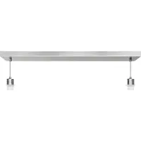 Home Sweet Home - Metalen hanglamp – Matte satijna – 55/9,5/70-112,5 cm –2 lichtpunten - Geschikt voor E27 LED-lampen – Voor woonkamer, eetkamer