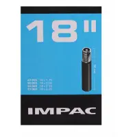 Impac Binnenband 18x1.75/2.35 - Schrader ventiel 35mm - Rubberen constructie - Geschikt voor diverse bandbreedtes