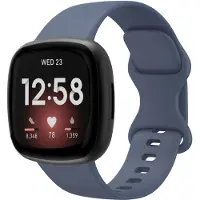 IMoshion Siliconen Sport bandje voor de Fitbit Versa 4 / 3 / Sense (2) - Donkerblauw