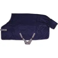 Bucas Deken Freedom Turnout 300gr Donkerblauw-zilver - 85/107