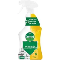 Dettol 12x Antibacteriële Allesreiniger Spray Sprankelende Citroen 750 Ml