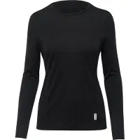 Thermowave - Women's Aero Long Sleeve Shirt - Merino-ondergoed S, zwart