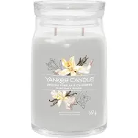 Yankee candle smoked vanilla & cashmere signature large jar