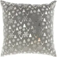 Unique living | kussen bernt 45x45cm dark grey | kussen woonkamer of slaapkamer
