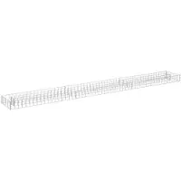 vidaXL Gabion plantenbak verhoogd 270x30x10 cm gegalvaniseerd staal