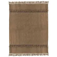 Unique living plaid saba 130x180cm coconut