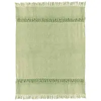 Unique living plaid saba 130x180cm nile green