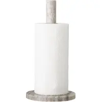 Bloomingville Emy keukenrolhouder marmer 30 cm Natuur