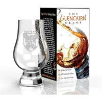 Glencairn Whiskyglas Gegraveerd met Schild van Schotland - Glencairn Crystal Scotland