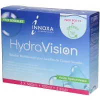 Innoxa HydraVision Lenzenvloeistof Trio + 100ml Gratis 3x360 ml Vloeistof