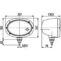 Hella Koplampen 1AB 996 157-131
