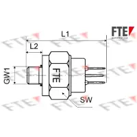 FTE 9910201 Remlichtschakelaar