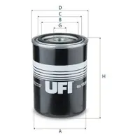 Ufi Hydraulisch filter 82.132.00
